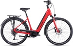 Cube Supreme Sport Hybrid Pro 500 Electric Bike In Red