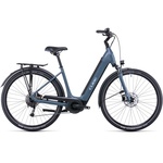 Cube Supreme Sport Hybrid One 400 Electric Bike Grey/Blue 46cm X-Small