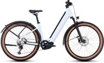 2023 Cube Reaction Hybrid Pro 500 Allroad Electric Bike in White