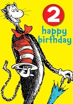 Dr Seuss Age 2 Card