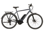 Raleigh Motus Electric Bike With Crossbar Derailleur Gears In Grey