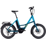 2023 Cube Compact Sport Hybrid 500 Electric Compact Bike in Blue/Lime