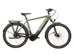 Raleigh Centros Electric Bike With Crossbar Hub Gears In Green