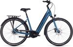 2023 Cube Supreme Hybrid EXC 500 Electric Bike in Blue/Black