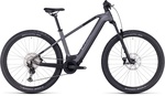 2023 Cube Reaction Hybrid Race 750 Electric Mountain Bike in Grey/Metal