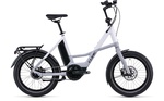 Cube Compact Hybrid 500 Electric Bike In Grey and White