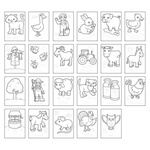 Farmyard Sticker Colouring