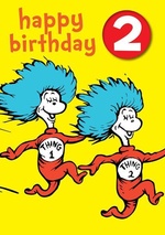 Thing 1 Thing 2 Age 2 Card