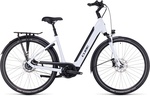 2023 Cube Supreme Hybrid EXC 625 Electric Bike in Flash White