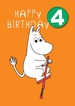 Moomin Badge Age 4 Card