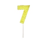 Number 7 Candle