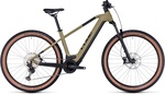 2023 Cube Reaction Hybrid Race 750 Electric Mountain Bike in Olive/Green