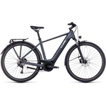 2023 Cube Touring Hybrid One 500 Electric Bike in Grey/White