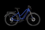 Haibike Trekking 4 500Wh Low Standover Electric Bike in Blue