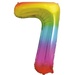 Foil Helium Balloon 34 inch Rainbow 7 (Inflated)