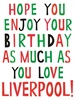 Earlybird Mini Card Liverpool (A6 Size)