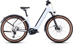 2023 Cube Reaction Hybrid Pro 750 Allroad Electric Mountain Bike in White