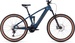 2023 Cube Stereo Hybrid 120 Race 750 Electric Mountain Bike in Blue