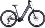 2023 Cube Reaction Hybrid Race 625 Electric Mountain Bike in Grey/Metal