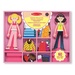 Abby & Emma Magnetic Wooden Dress-Up Dolls