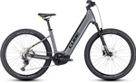 2023 Cube Reaction Hybrid Pro 500 Electric Mountain Bike in Grey/Green