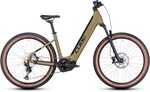 2023 Cube Reaction Hybrid Race 625 Electric Mountain Bike in Olive/Green