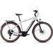 2023 Cube Touring Hybrid Pro 625 Electric Bike in Pearly Silver/Black