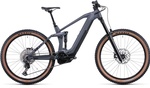 Cube Stereo Hybrid 160 HPC Race 625 E-Mountain Bike in Grey