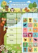 Woodland Friends Rewards Chart Stickers