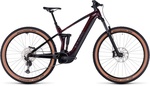 2023 Cube Stereo Hybrid 140 HPC Race 750 Electric Mountain Bike in Red